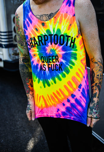 Old School Queer As Fuck Tank